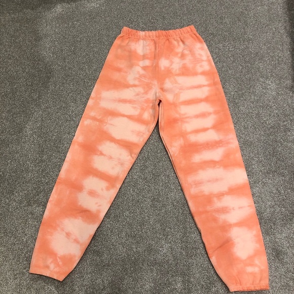 Orange tie dye oversized sweatsuit - Picture 5 of 6